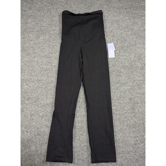 Motherhood Maternity Pants - Motherhood Maternity‎ Leggings Womens Medium Black Secret Belly Capri NEW W Tags